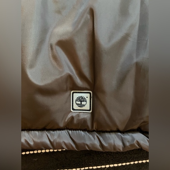 NWT. Timberland Dark Brown Puffer Coat. Sz L. - Picture 7 of 15